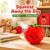 Oversized Strawberry Stress Ball - Stress Toy, Funny for Adults, Soft Ball for Fun