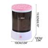 Electric Makeup Brush Cleaner Smart Electric Makeup Brush Cleaner Automatic Rotating Makeup Brush Cleaner Suitable For All Sizes Of Makeup Brushes