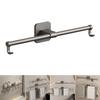 1PC 30/40/50CM Bathroom Towel Bar No Drilling Wall Mount Kitchen Towel Rack Hanger Adjustable Bathroom Hand Towel Rack