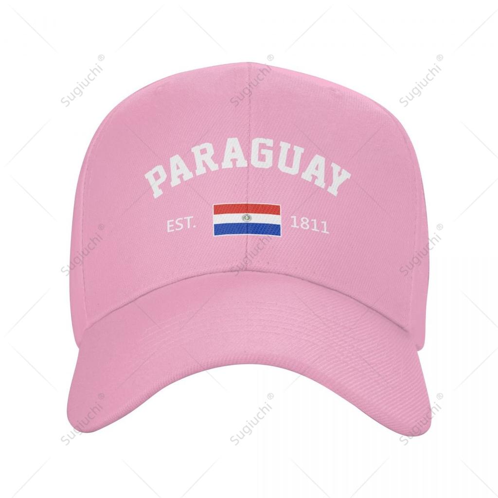 Unisex Baseball Cap Paraguay EST Independence Day Wild Sun Shade Peaked Adjustable Outdoor Caps for Unisex Women