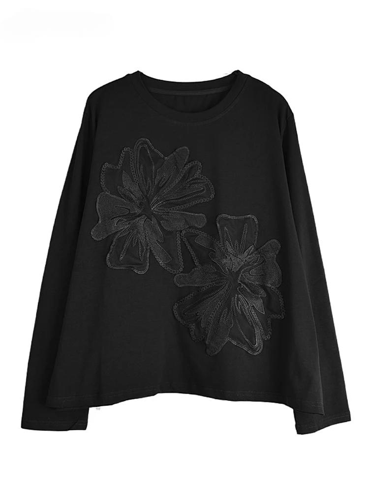 

Футболки с объемным декором XITAO GJ1103 One Size белый