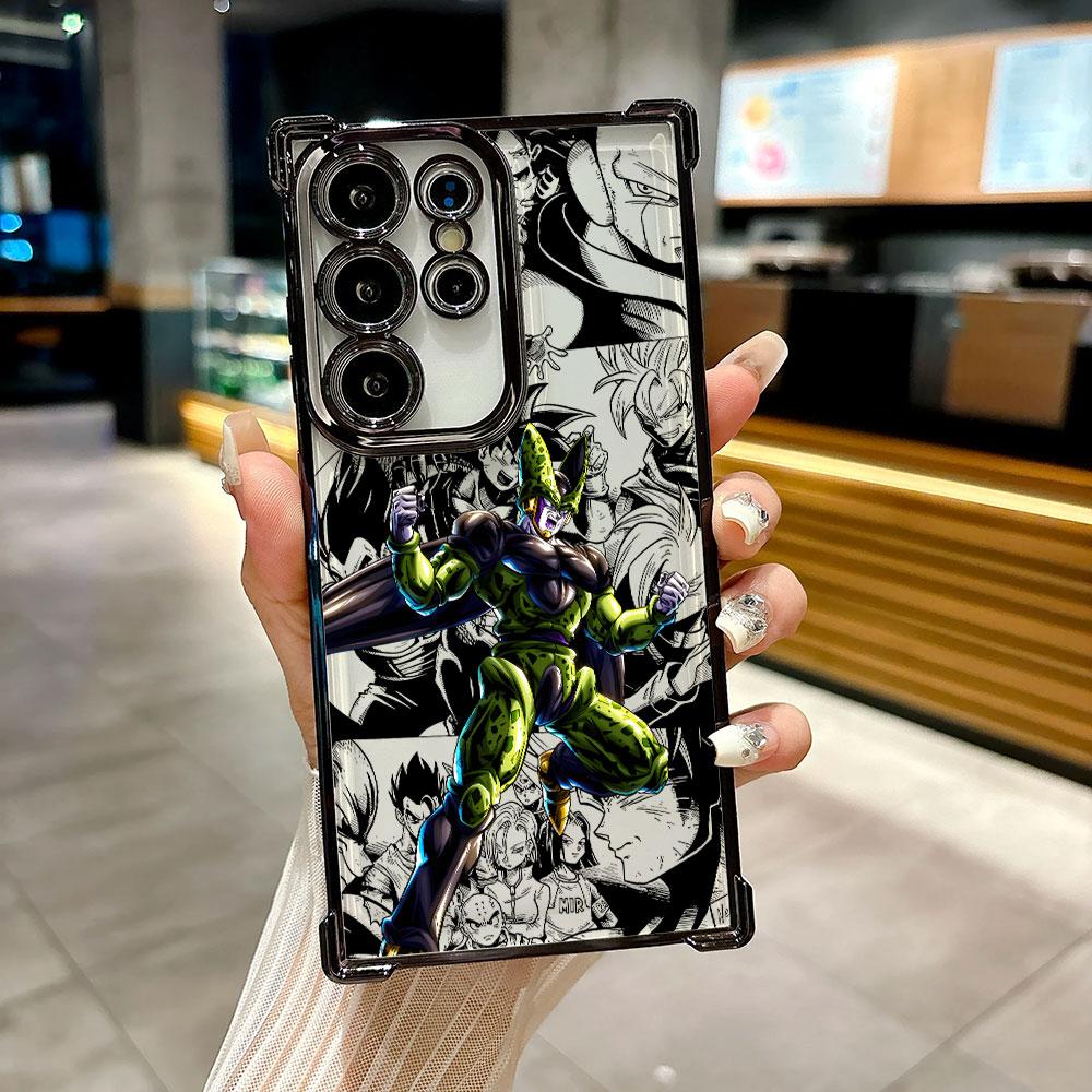 Japoniško Anime D-Dragon Balls dėklas Galaxy S26 Ultra telefonui Dėklas Samsung S26 S25 S24 S23 S21 Ultra S20 FE S25 Plus Dangtelis