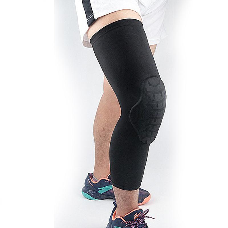 1 PCS Basketball Knee Pads Men's Long Anti-Collision Leggings Professional Thin Meniscus Lengthened Protective Legs Women Sport
