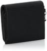 Bifold Wallet Soft Cowhide Bag Stitch Compact BOX Coin Purse Cute for Adults with Heart Charm JSLW3CS2 Black [Jill Stuart] [Angel] Women's