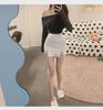 Slimming High-Waist Dongdaemun Skirt: Sexy Slit, Body-Conscious Fit for Women
