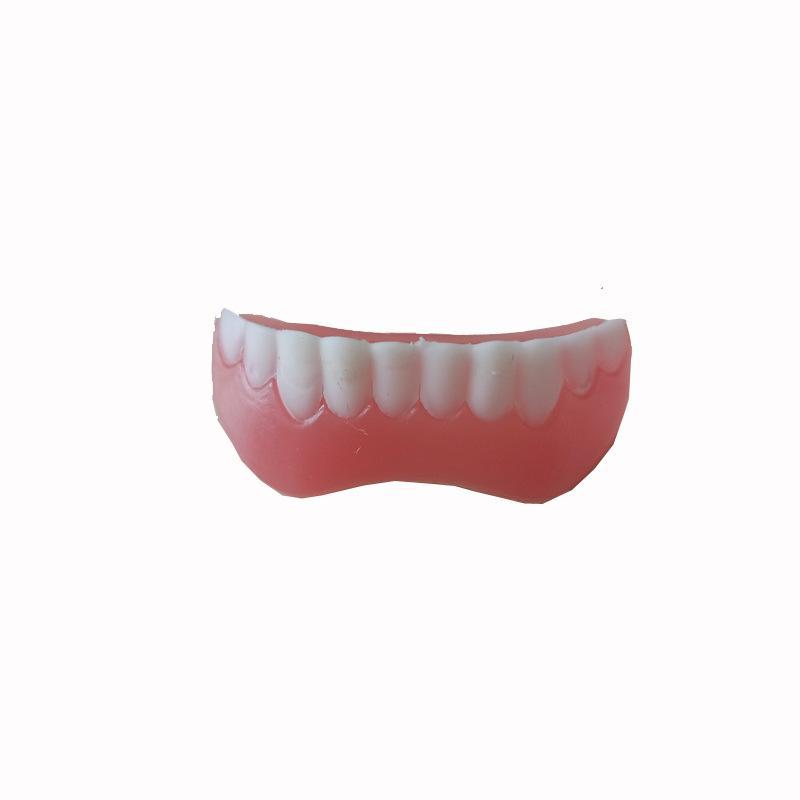 Easy Use Disposable Smiling False Teeth with Filling Glue Upper Lower Veneers for Photo Shooting Dating