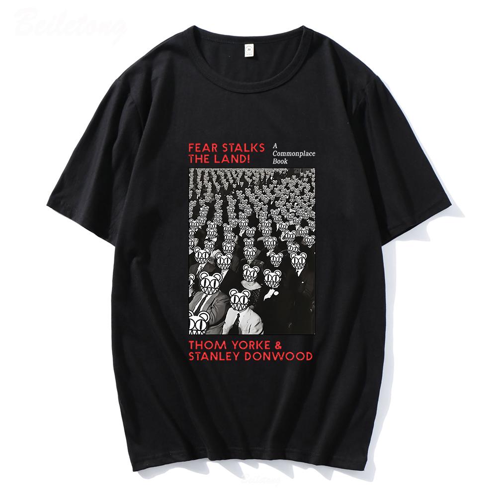 

Radiohead T Shirt Unisex 100 Cotton Tshirt for Kid Rock Boy Hip Hop Tops 2022 Summer Tees Women Tops Camisetas Hombre Punk ONeck 4XL