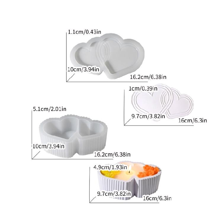 Storage Jar Mold Functional Makeup Brush Holder Molds Candle Cup Molds for Craft