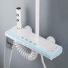 Banheiros Modernos Conjunto Sistema de Chuveiro Painel de Vidro Banheira Chuva LED Display Misturador de Chuveiro com Chuveiro de Efeito Chuva Torneira Termostática com Luz