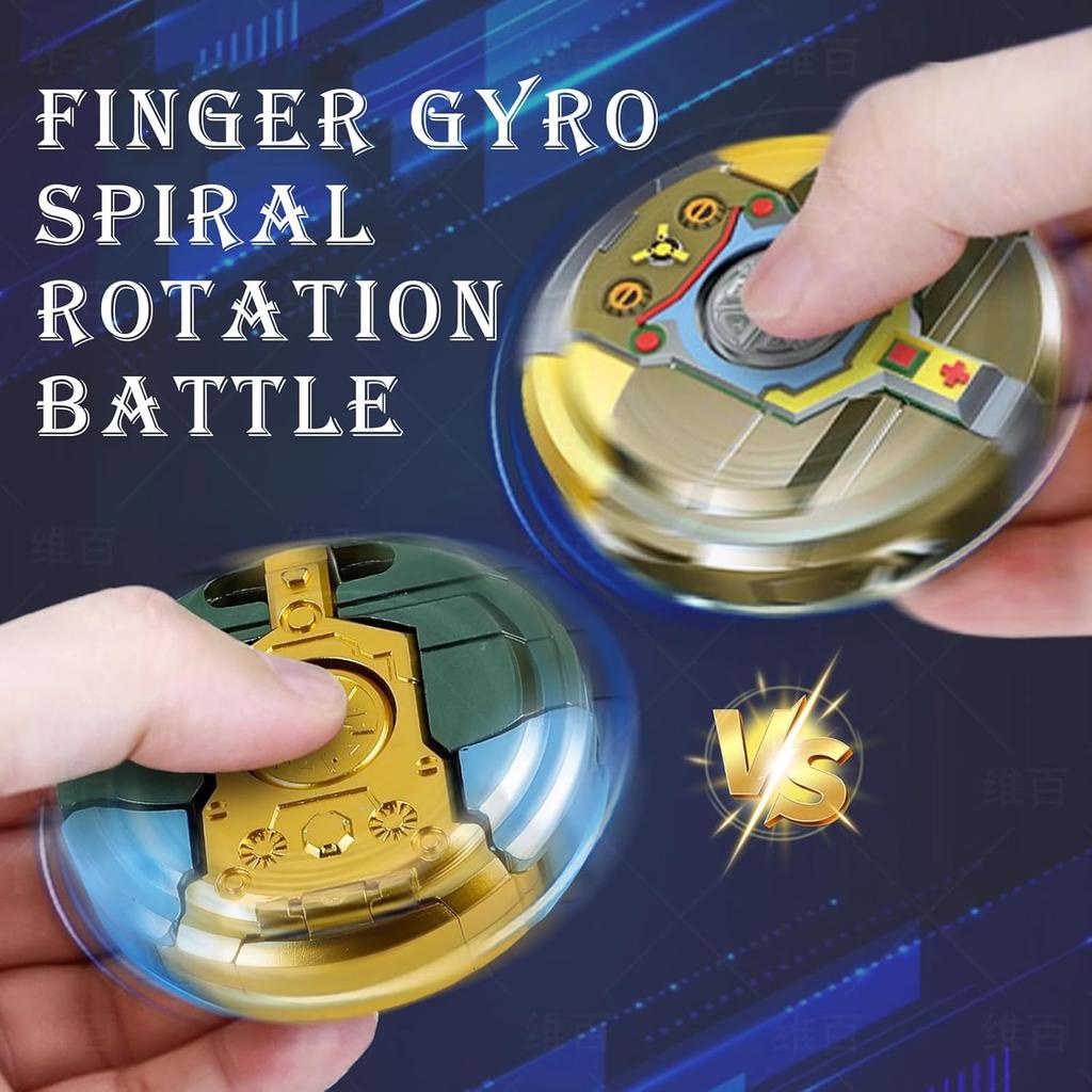 2-in-1 Transformable Robot Fidget Spinner Toy, Sensory Stress Relief, Malleable Mini Robot Toy, Travel Toy, Cool Hand Spinner for Boys / Girls from 3+