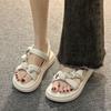 Beach Sandals Muffin Platform Fairy Style Roman Shoes Versatile Fashion Sandals Women's Summer