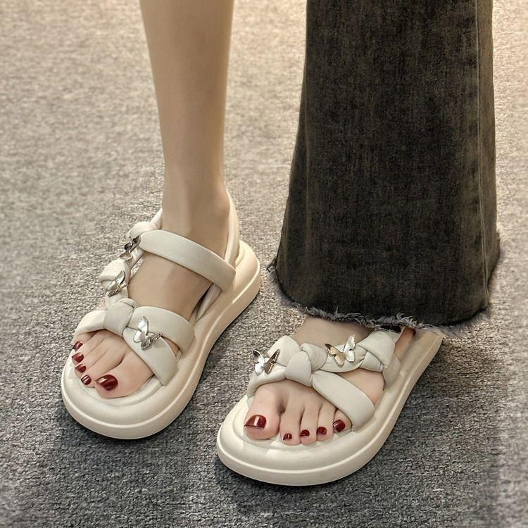 Beach Sandals Muffin Platform Fairy Style Roman Shoes Versatile Fashion Sandals Women's Summer