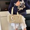 Sommer Geflochtene Hohle Strandtasche Damenmode Korb Umhängetasche Multifunktionale Picknick Handtasche Damen Schultertasche AVE