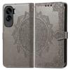 For Honor 90 Lite 5G Case Embossed Mandala Leather Phone Cover Magnetic Flip Wallet