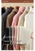 Lekasha Women's Cashmere High-Neck Pullover Sweater - Solid Color, Loose Fit for Autumn and Winter