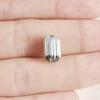6pcs Round Tube Cylinder Fashion Spacer Bead Stainless Steel Loose Beads For Jewelry Making Supplies DIY Bracelets Anklets Bulk