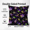 Famous Mardi Gras Ball Cushion Cover Plush Fabric Soft Double-Sided Printed Sofa Warm Winter Home Child Gift Pillow Case