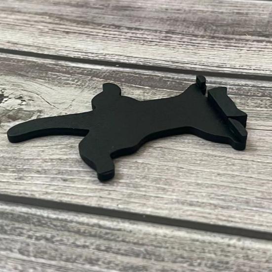Handcrafted Door Sign Climbing Kitten Cat Metal Door Ornament Anti-deformation Door Plaque Home Decoration