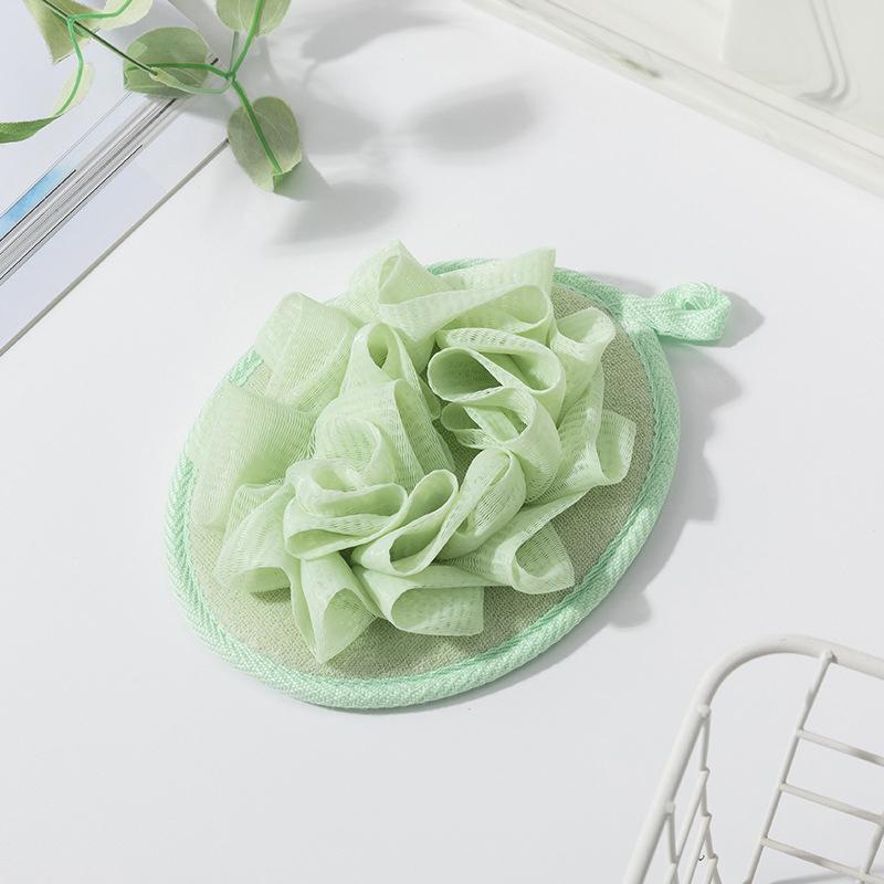 Мочалка-шар из люфы для душа, мочалка-цветок, полотенце для тела, лучший инструмент для ванны зелёный