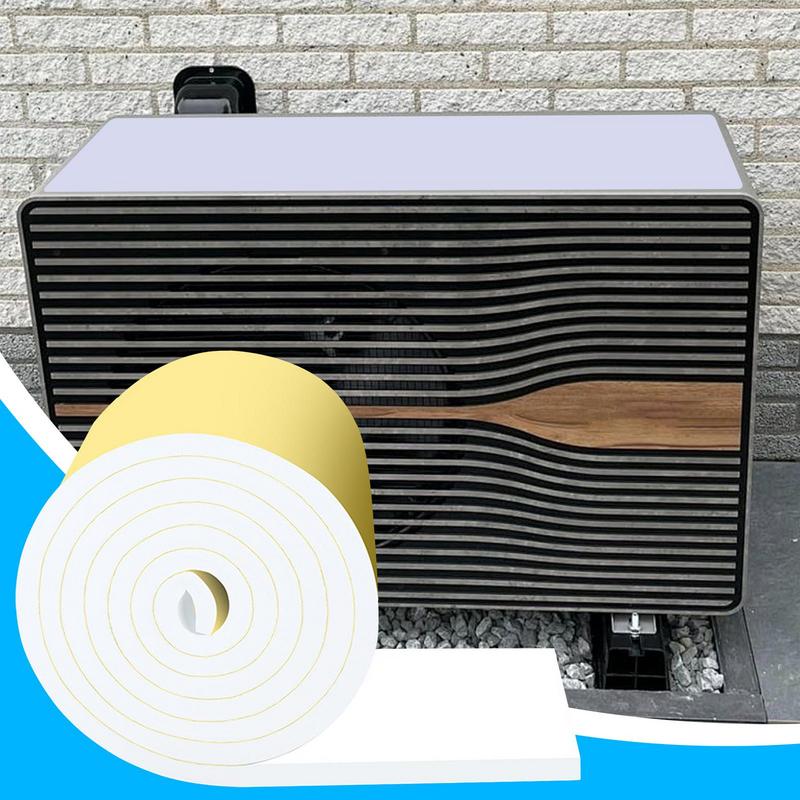 Soundproofing Panels 78.74x1.97 Inches Foam Panel Noise Reduction Barrier Rainproof Self-Adhesive Padding Soundproof For Garage