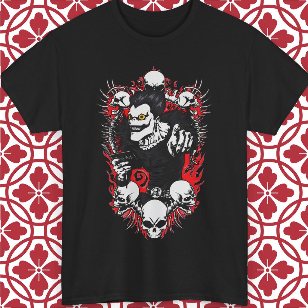 Maglietta Anime Death Note Ryuk Light Yagami Grafica Regalo Unisex Taglie dalla S alla 5XL