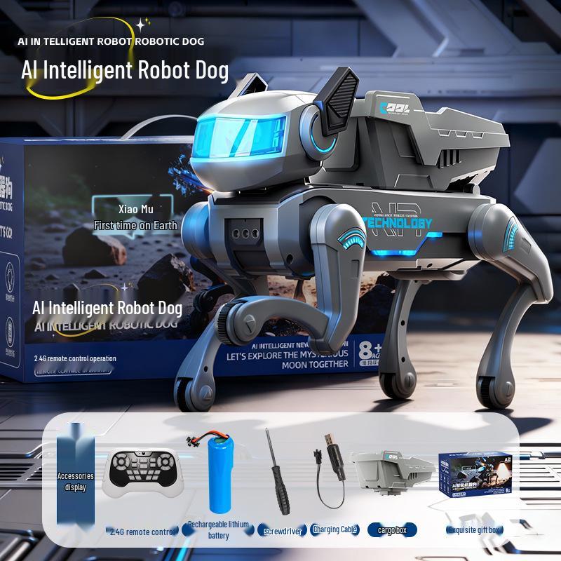 Children's Educational AI Robot Dog: Voice & App Controlled Mechanical Toy