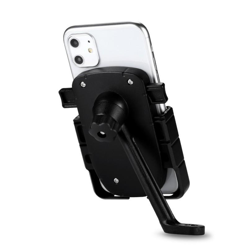 Aluminum Bike Phone Mount Motorcycle Handlebar Rearview Mirror Cell Holder Cycling Navigation