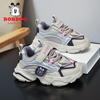 Babu Bean Classmate Girls Shoes 2025 New Autumn Leather Surface Waterproof Children's Sneakers Girls Daddy Shoes Tide