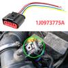 2pc For VW Sharan Golf Bora Polo Passat B5 B6 Touran Jetta Caddy Fox T5 MAF Mass Air flow Meter Sensor Connector Plug 1J0973775A