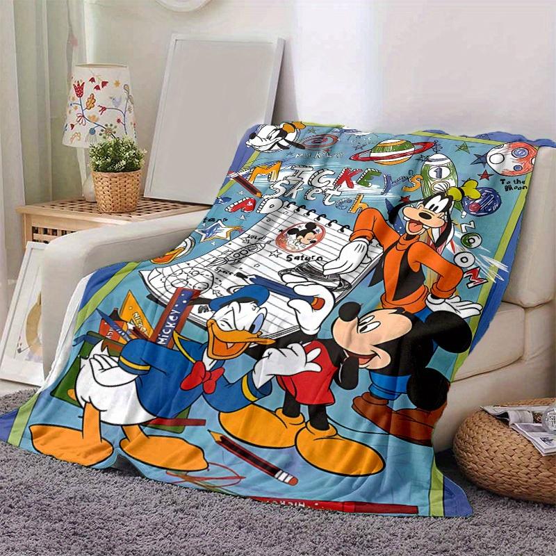 

1pc Mickey s Sketchpad Adventure: A Magical Home Decor Blanket Perfect for Couches, Beds, Carses 80cmx120cm