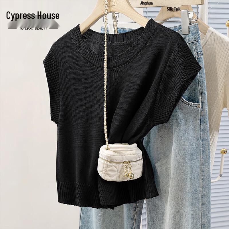 Sybilla Women s Ribbed Round Neck Knit Top One Size