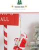 Santa Claus Climbing Rope Tree Ornaments - Christmas Wall Hanging Decorations
