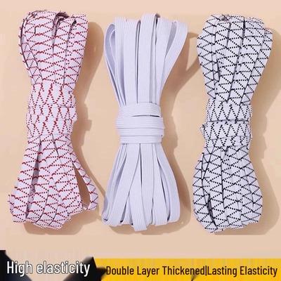 Hohe Elastizität, langlebiges breites flaches Taillenbund-Gummiband für Hosenbündchen - dehnbar und figurformend, universelle Passform.