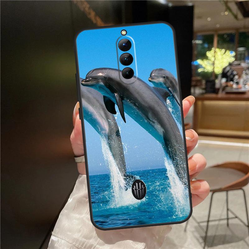 

Чехол с изображением дельфина для ZTE Nubia Red Magic 8 Pro 8S Pro Plus RedMagic 9 Pro Plus 6 7 6S 7S 6R 5S 5G Cover Red Magic 8 Pro