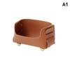 texturePU Business Card Holder with 2 Sections Desktop Display Stand for Office Desk Card Organization Professional Use