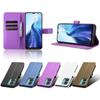 Leather Flip Cover for Oukitel C31/C35/C36/C37/C38 PU Leather Lanyard Flip Card Clip Protective Case