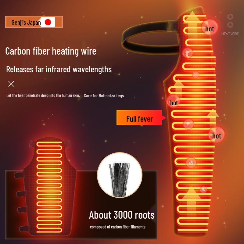 Electric Heating Knee Pads for Warmth, Joint Relief, and Full-Body Massage Therapy