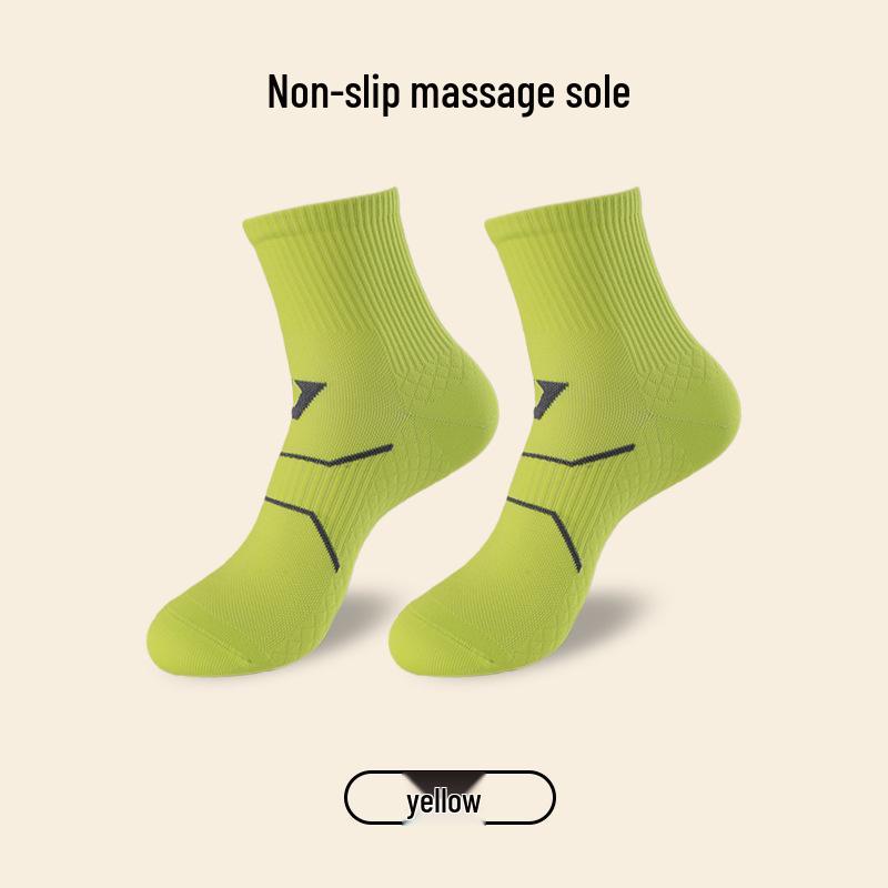 Unisex Breathable Marathon Running Socks - Sweat-Absorbent for Outdoor Sports & Training