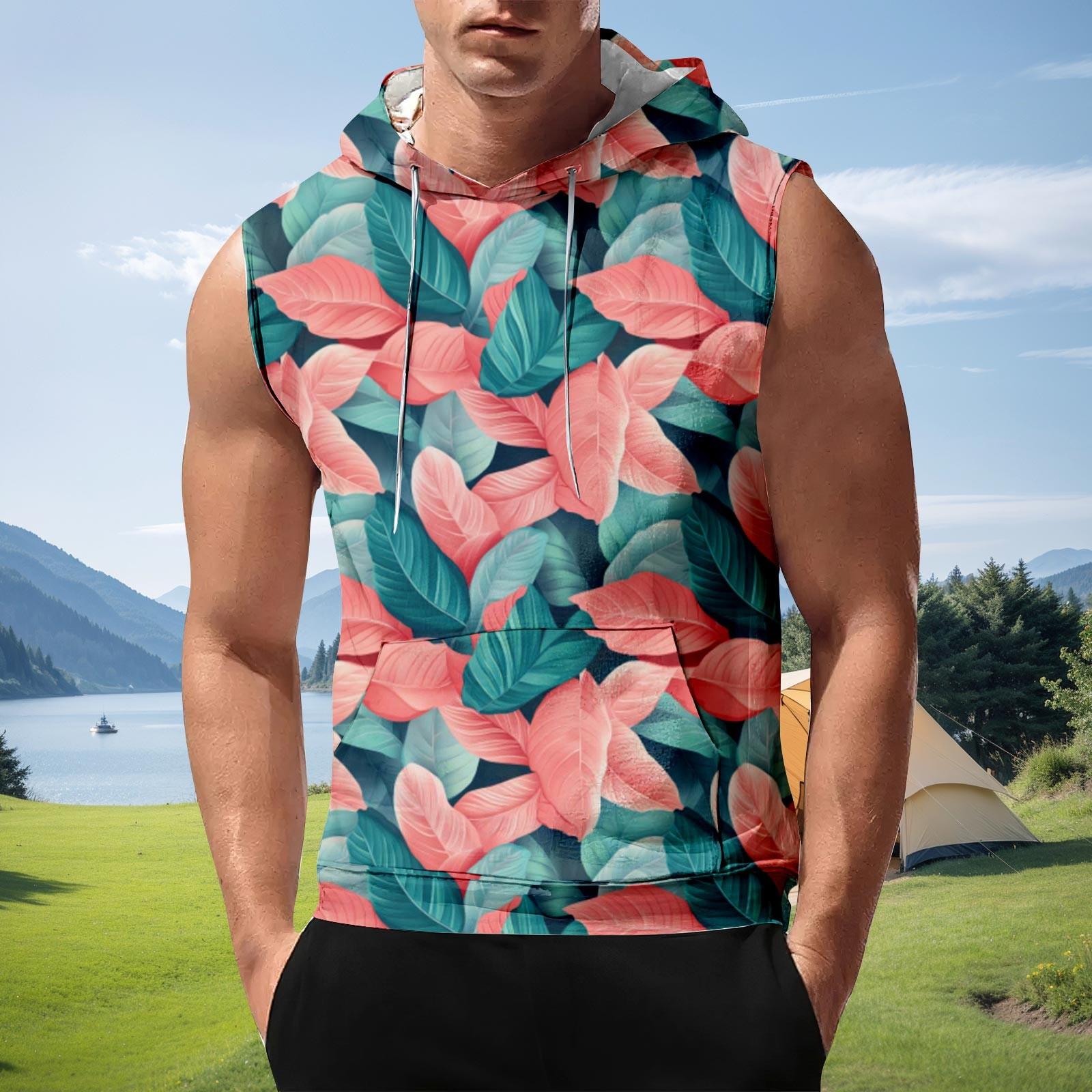 

Мускулистая мужская спортивная повседневная майка на бретелях, летняя однотонная мужская рубашка для фитнеса XXL розовый