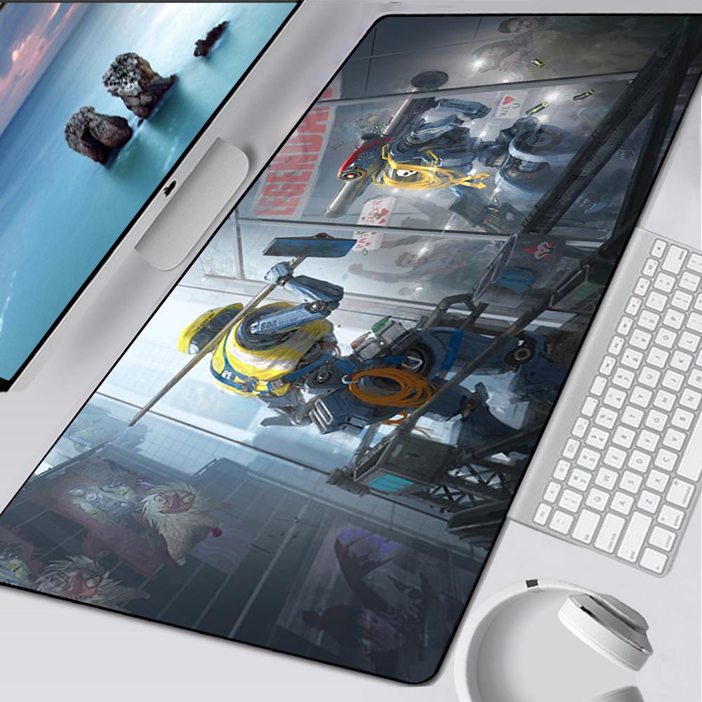 Large Gaming Mouse Pad Xxl Computer Mousepad Pc Gamer Mouse Mat Laptop Mausepad Apex Legends Mouse Carpet Keyboard Mat Desk Pad