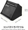 Donner Amplifier for Electronic Drums External Speaker 35W Wireless Microphone Compatible Black DA-35