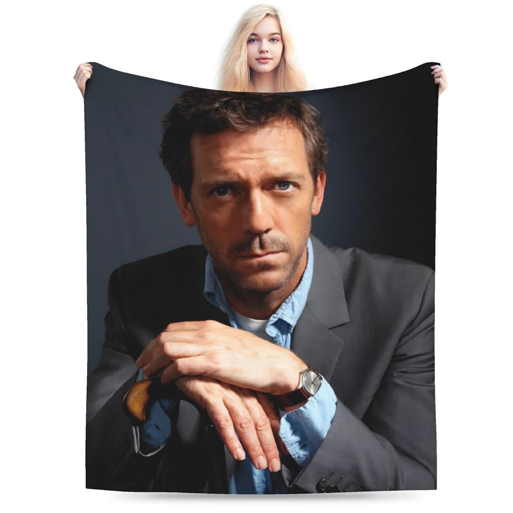 Dr. Gregory House MD Blankets Flannel Spring Autumn  Portable Warm Throw Blanket for Home Office Plush Thin Quilt