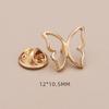 High-End No-Sew Clover Bow Brooch for Shirt Collars