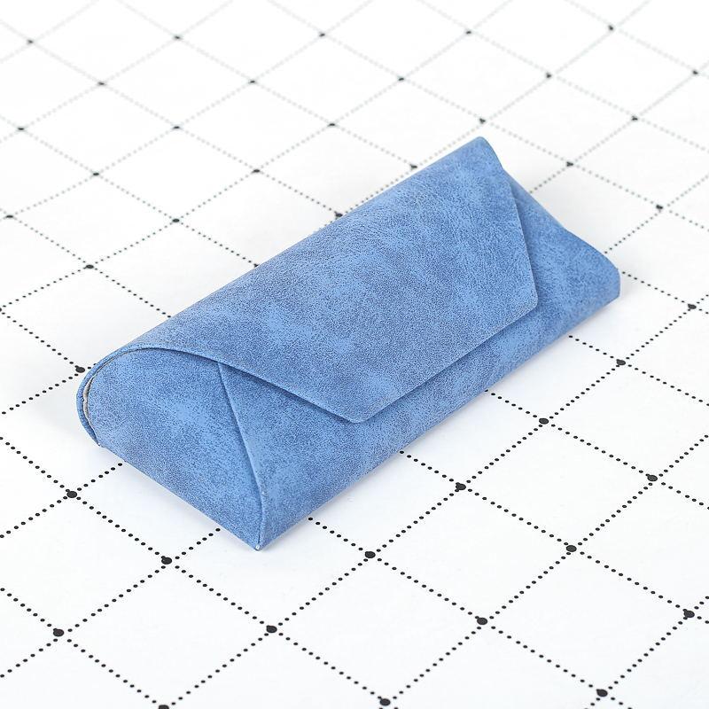 Portable Soft Glasses Pouch Bag Fashion PU Leather Cover Sunglasses Case for Women Men Glasses  Accessories Glasses Box