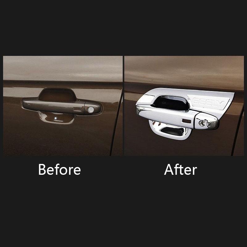 Car Door Handle Bowl Trim Cover Protect for Geely Boyue Pro Azkarra 2019 2020 2021