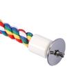 Bird Parrot Colorful Cotton Rope Standing Perch Bird Bungee Toy