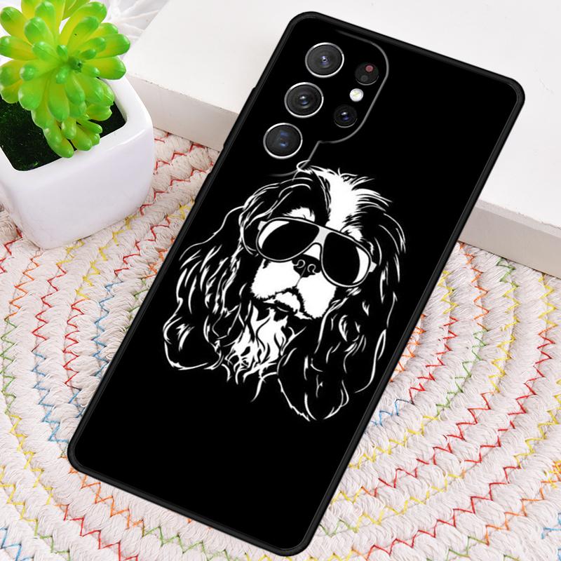 Cavalier King Charles Spaniel Dog Soft Phone Case for Samsung Galaxy Note 10 Pro S26 Ultra S23 S24 FE S25 S21 S22 PLUS Cover