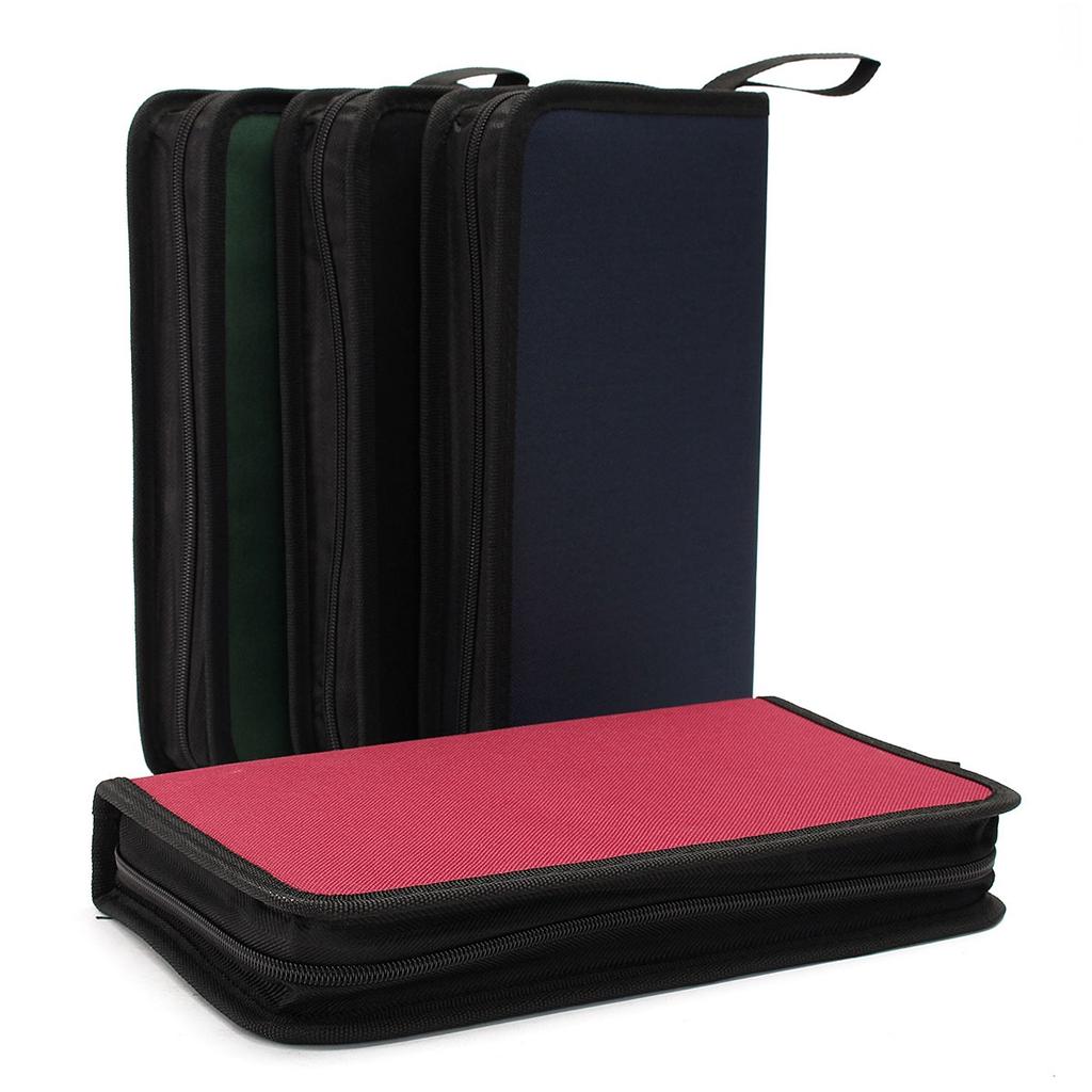 Buy 80 Disc CD Map Stripe Case Car Box Home Package Organizer Storage ...