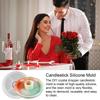 Resin Silicone Molds Candlestick Making Mold Easy Release Plaster Ornament Mold Handicraft Aromatherapy Decoration Crafting