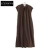 1er Arrondissement B1043AFA011 Brown Type Lighter Kaftan Dress Dress 36 BrownUsed